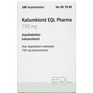 Kaliumklorid "EQL Pharma" 750
