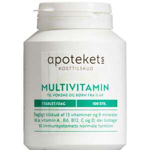 Apotekets Multivitamin Tabletter (100 stk.)