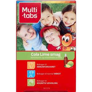 Multi-tabs tyggetabletter (cola/lime)