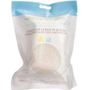 Konjac Sponge Baby (Hvid/firkantet)