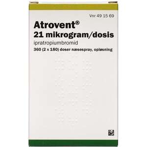 Atrovent næsespray (PA) 2*180 doser 