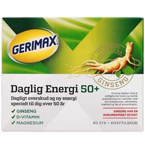 Gerimax Daglig Energi 50+