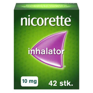 Nicorette 10 mg inhalatorer refill 42 stk