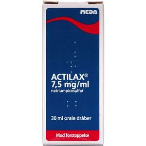 Actilax orale dråber 7,5 mg/ml