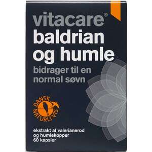 VitaCare Baldrian og Humle Kapsler