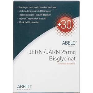 ABBLO Mini Jern 25 mg (30 stk.)