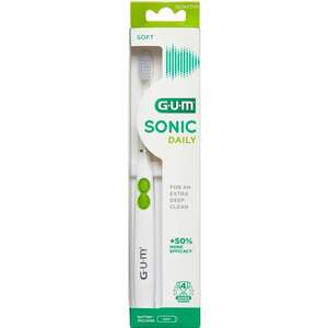 GUM Sonic Daily Tandbørste (hvid)