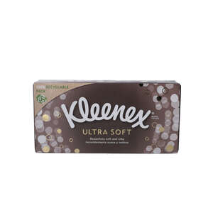 Kleenex UltraSoft Papirservietter (boks - 72 stk.)