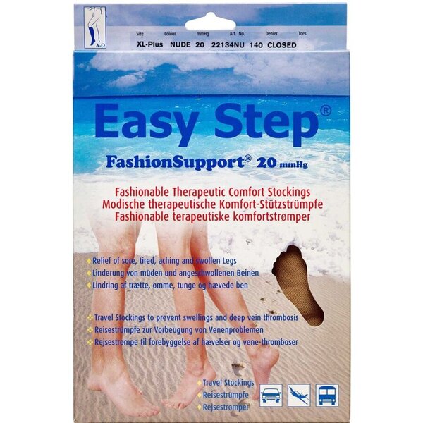 Easy Step FashionSupport Knæ (nude/lukket/XL+)