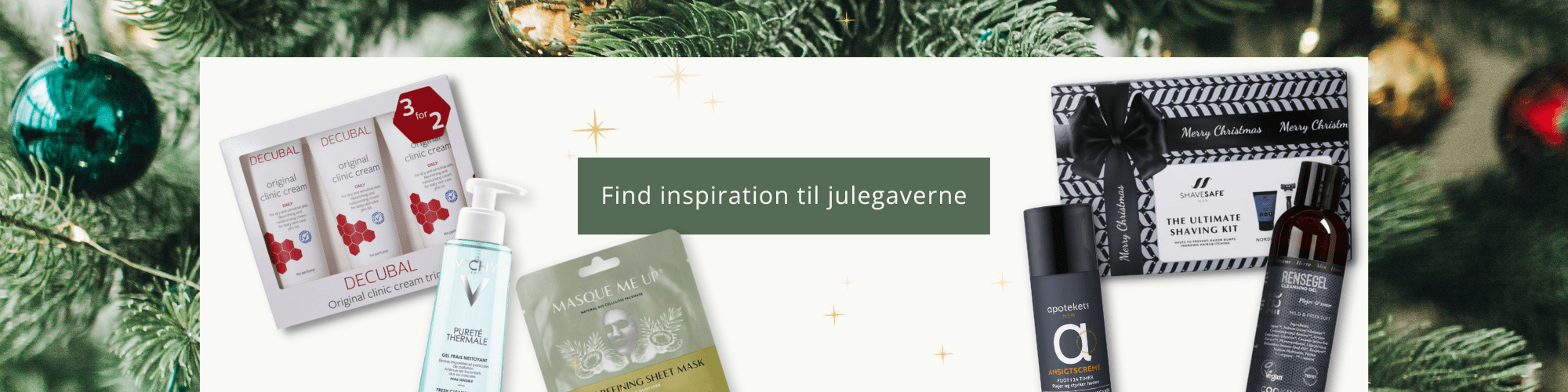 Find inspiration til julegaverne på dit online apotek