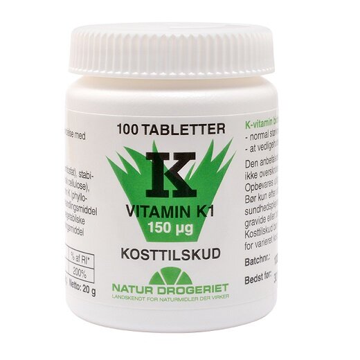 Naturdrogeriets K1-vitamin tabletter