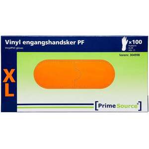 PrimeSource Vinyl Handsker u/pudder (XL)