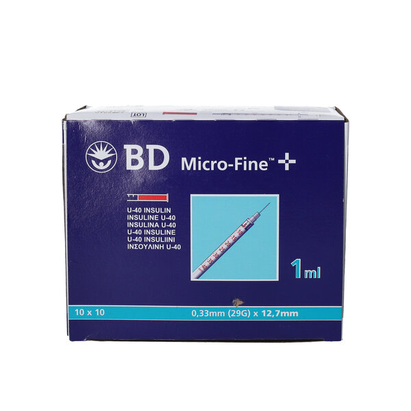 BD Micro-Fine+ Insulinsprøjte 1 ml / 29G