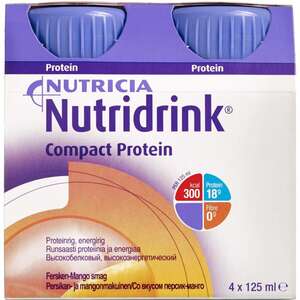 Nutridrink Compact Protein Fersken/Mango