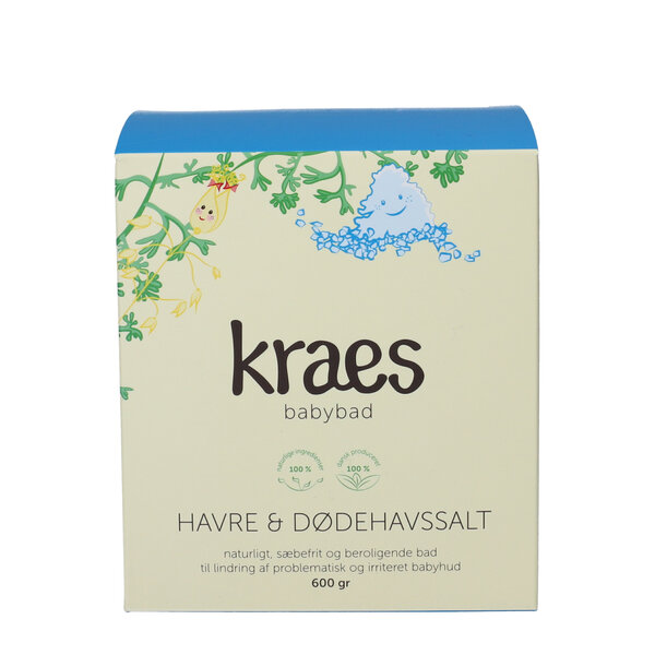 KRAES Babybad Havre & Dødehavssalt (600 g)