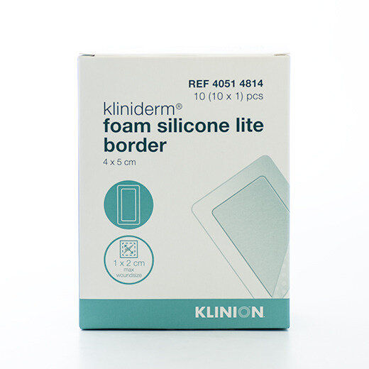 Kliniderm Foam Silicone Lite Border (4x5)