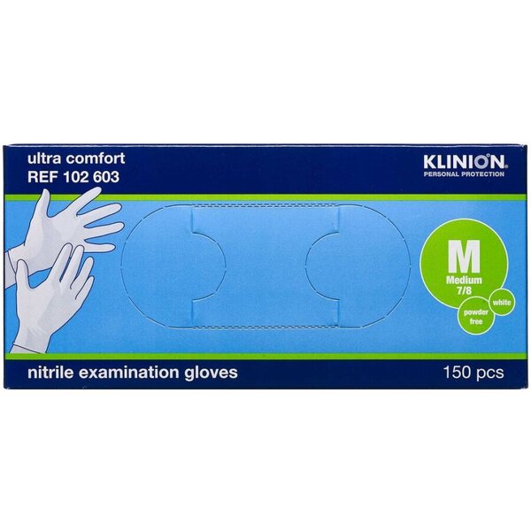 Klinion Protection Nitrile Handsker (M-pudderfri)