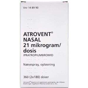 Atrovent Nasal (OR) 2*180 doser