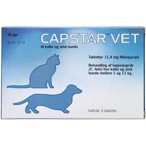 Capstar Vet (til katte og små hunde)