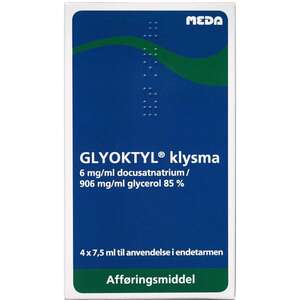 Glyoktyl klysma 4 * 7,5 ml