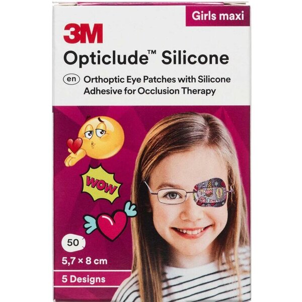 3M Opticlude Silicone Skeleplaster (maxi/pige)