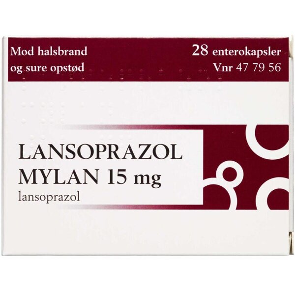 Lansoprazol "Mylan" 15 mg 28 stk