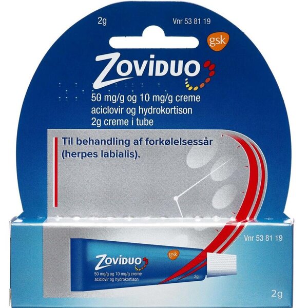 Zoviduo creme 2 g