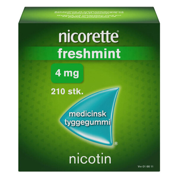 Nicorette Freshmint 4 mg 210 stk