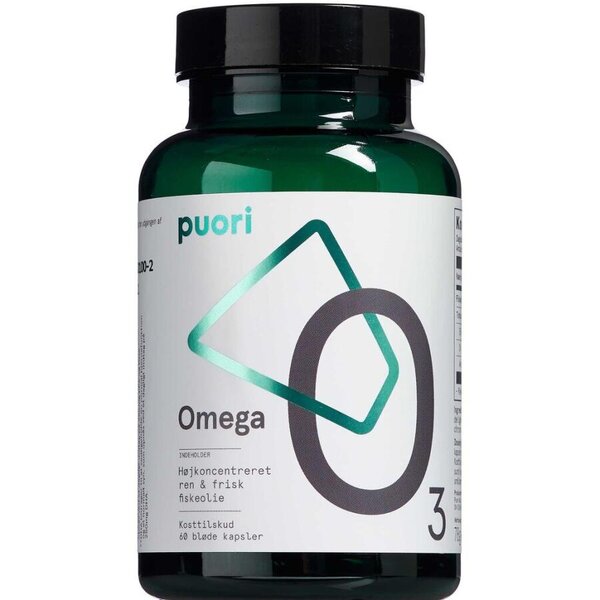 Puori O3 Omega-3 Kapsler (60 stk)