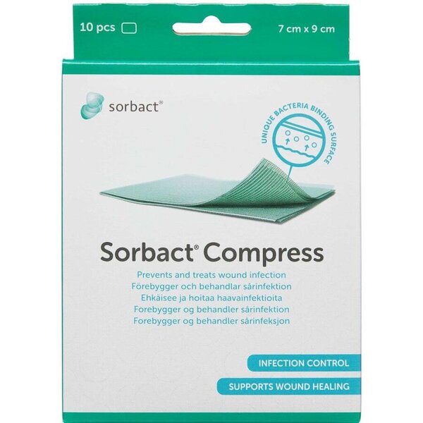 Sorbact Compress (7 x 9 cm)