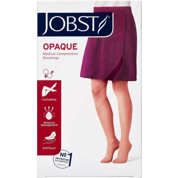 Jobst Opaque kompressions knæstrømper (XL/sort)