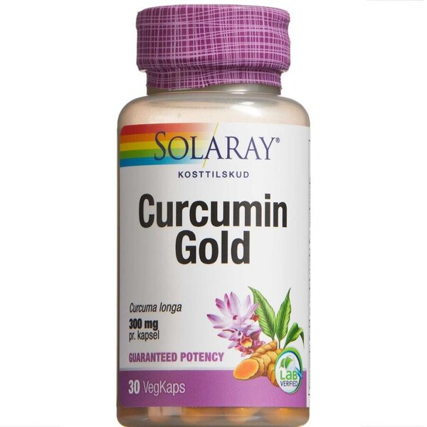 Solaray Curcumin Gold kapsler