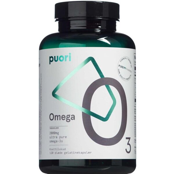 Puori O3 Omega-3 Kapsler (120 stk)