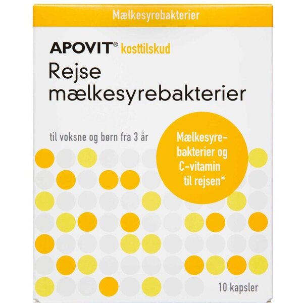 Apovit Rejse Mælkesyrebakterier (10 stk.)