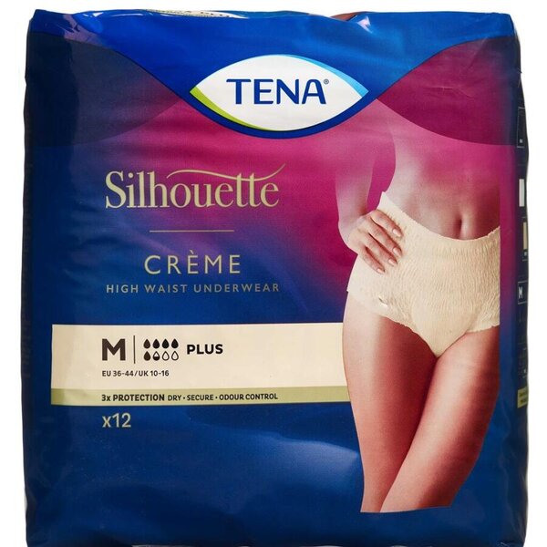 TENA Silhouette Plus Creme Underwear Pants (M)