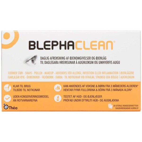 Blephaclean Vådservietter