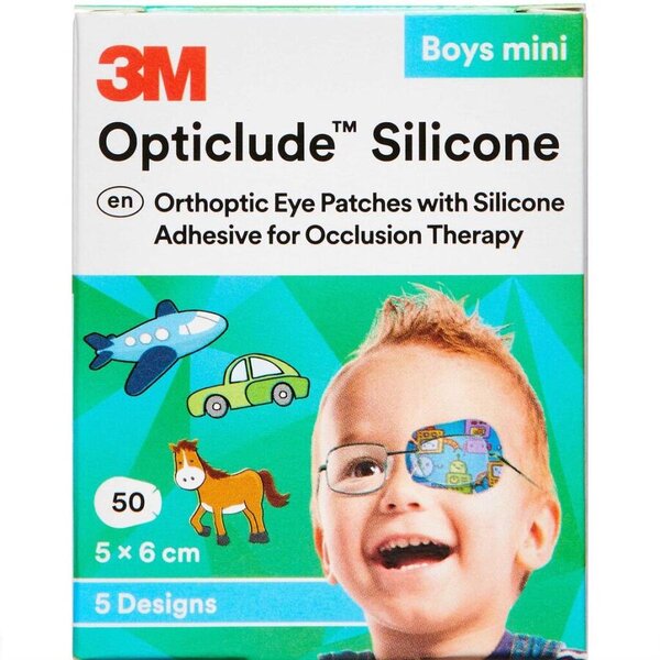 3M Opticlude Silicone Skeleplaster (mini/dreng)