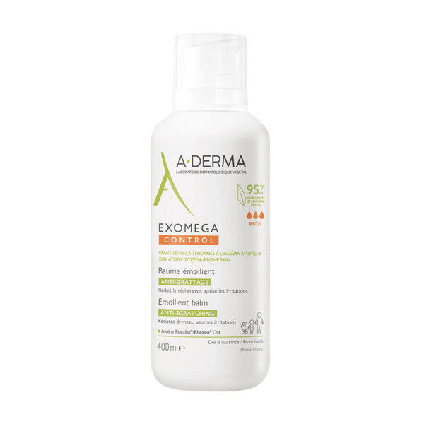 A-Derma Exomega Control Emollient Balm (400 ml)