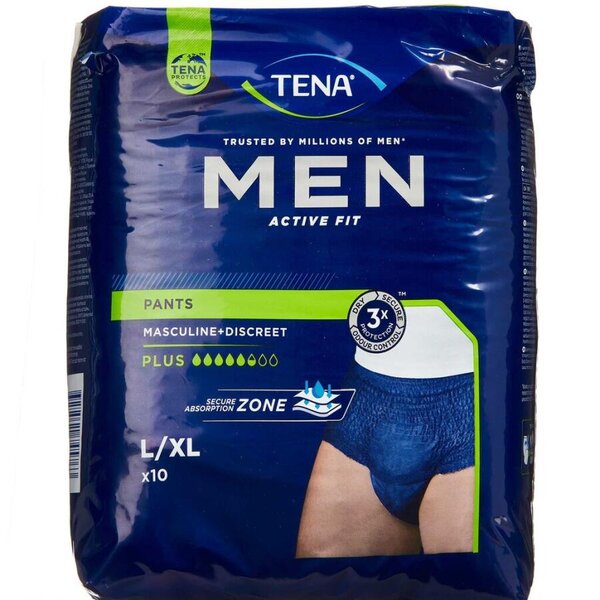 TENA Men Active Fit Pants Plus (L/XL)