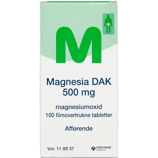 Magnesia "DAK" 100 stk