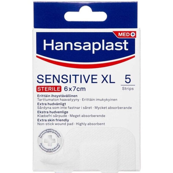 Hansaplast Sensitive XL Plastre (6x7cm)