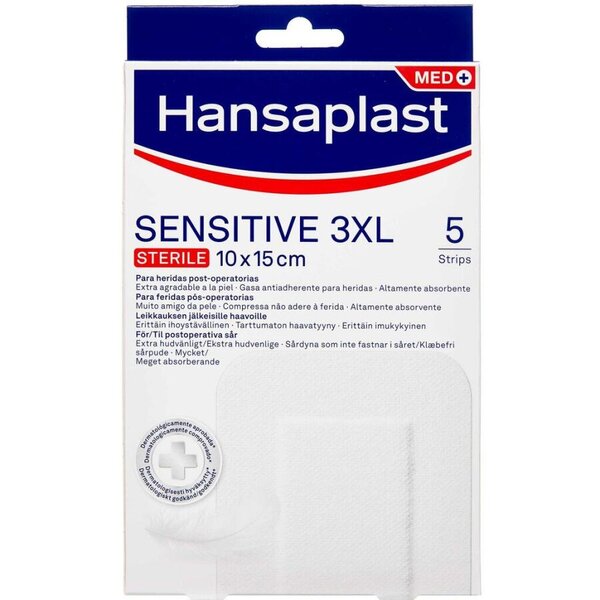 Hansaplast Sensitive 3XL Plastre (10x15cm)