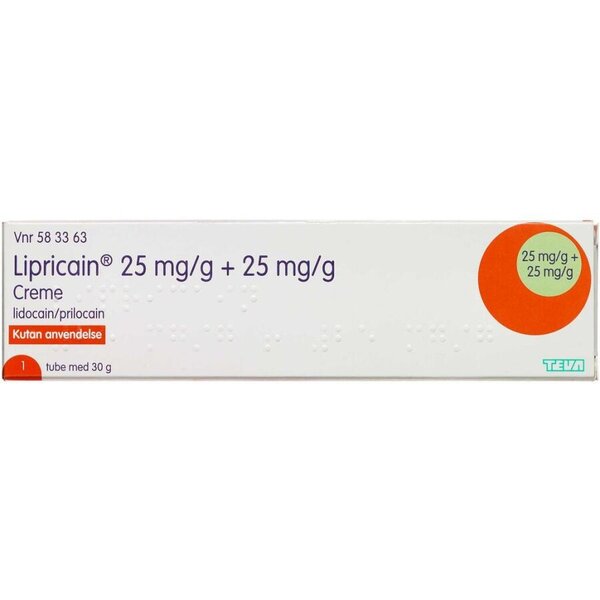 Lipricain 25+25 mg/g