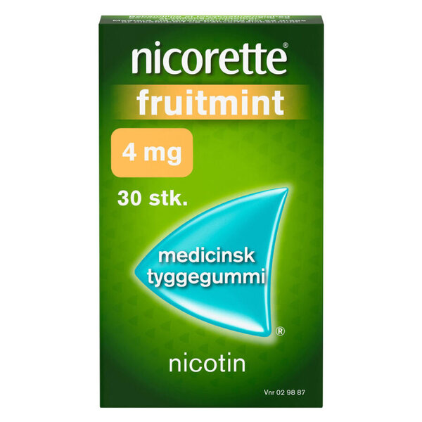 Nicorette fruitmint 4 mg 30 stk