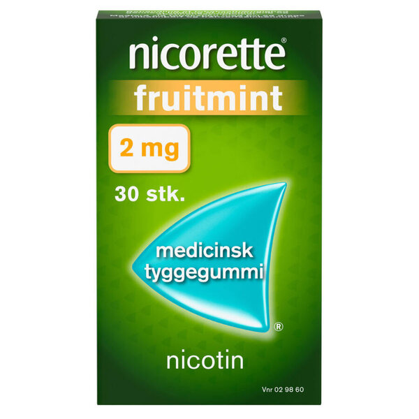 Nicorette fruitmint 2 mg 30 stk