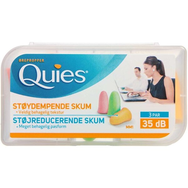 Quies Skum Ørepropper (35 dB) 3 par