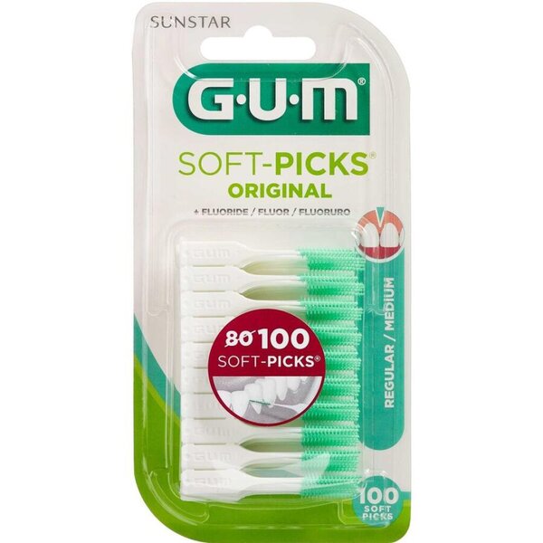 GUM Soft Picks Originals (M - 100 stk)