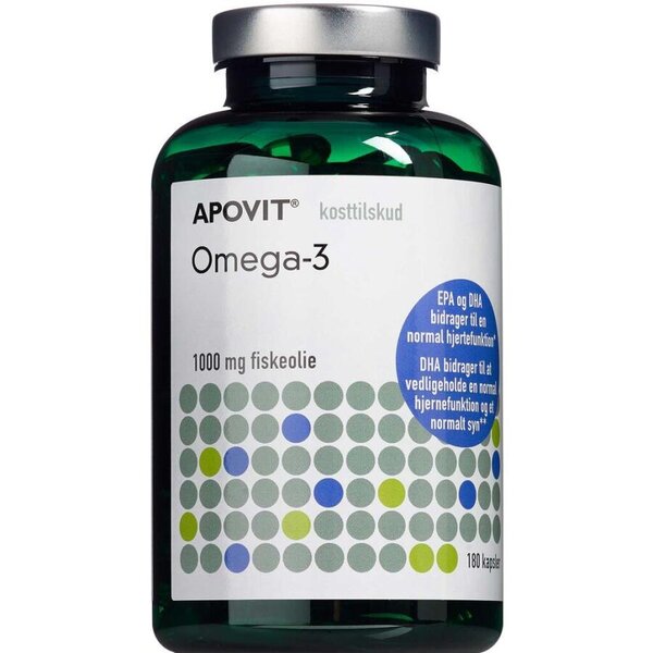 Apovit Omega-3 Kapsler (180 stk. )