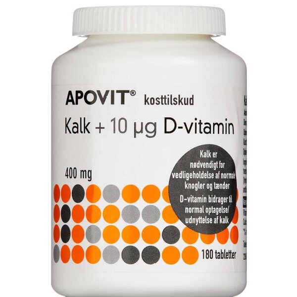 APOVIT kalk + 10 mikg D-vitamin