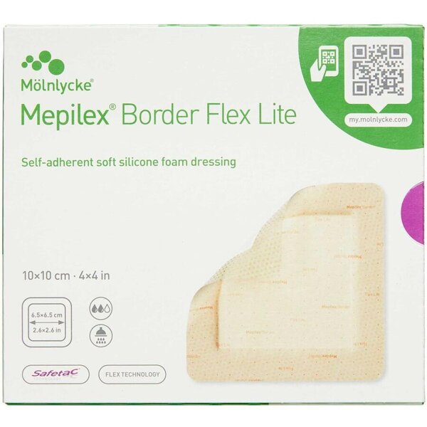 Mepilex border flex L. 10x10cm